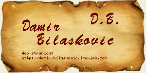 Damir Bilašković vizit kartica